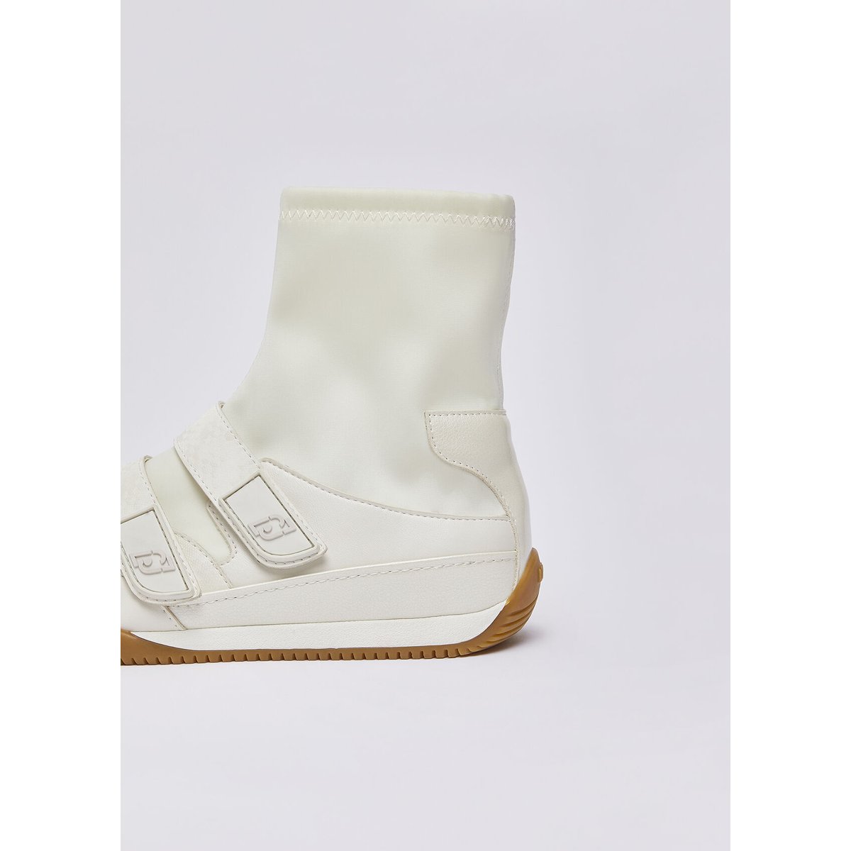 Sneakers alte effet python blanc lait, LIU JO