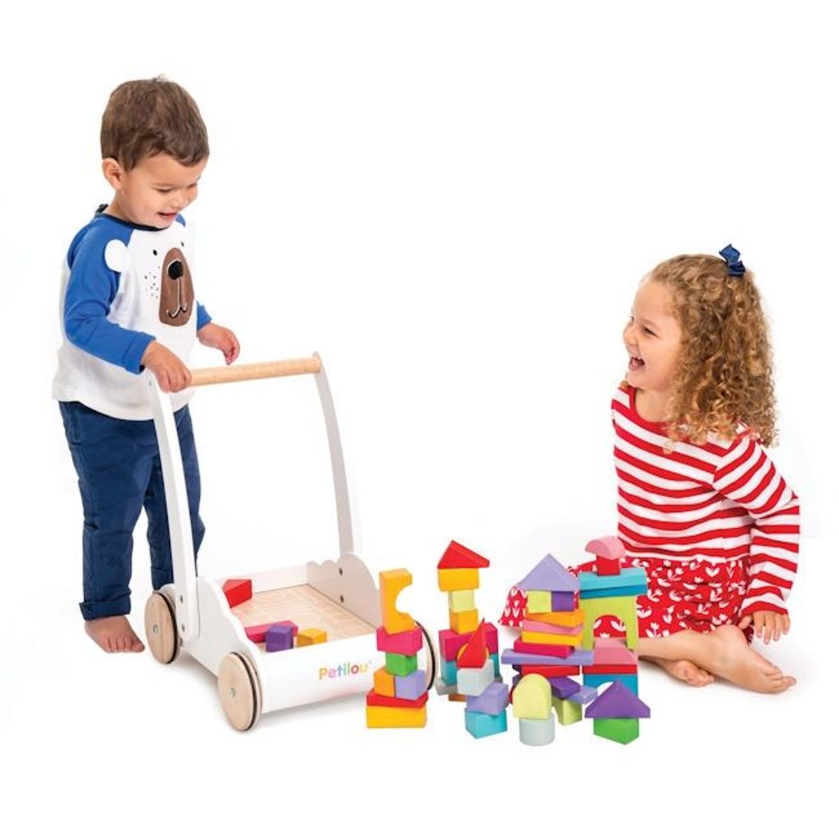 Trotteur Nuage et Arc en ciel blanc, LE TOY VAN