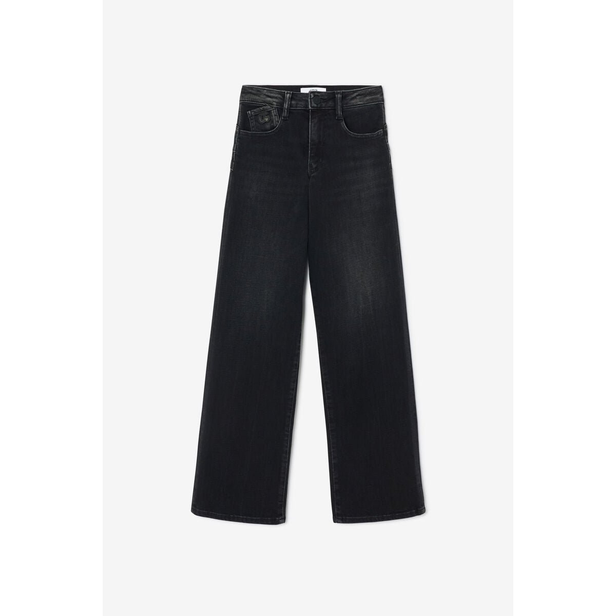 Jeans droite pulp slim, longueur 34 black / black, LE TEMPS DES CERISES