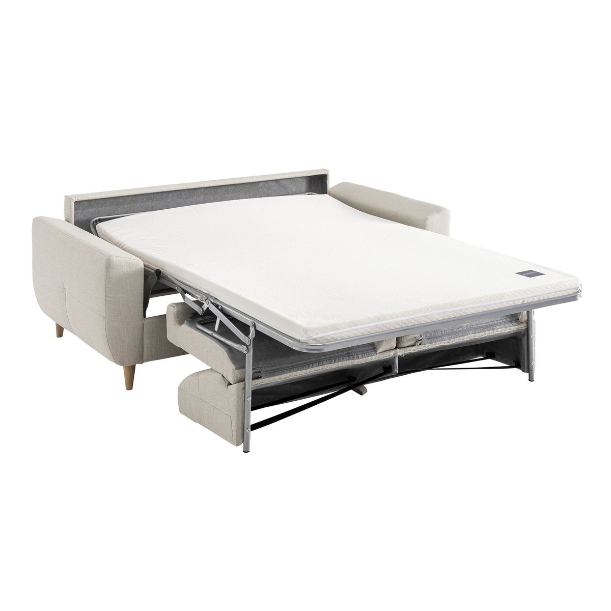 Matelas mousse Aurore 100 canapé-lit convertible blanc, SOMEO