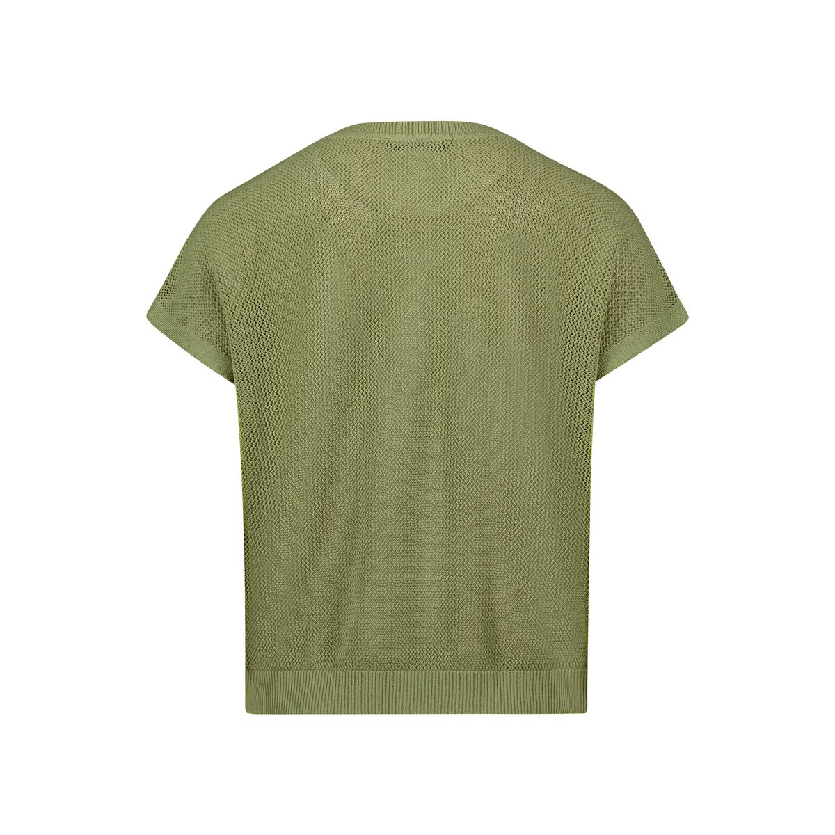 Pull-over en maille ajourée sans manches oil green, BETTY BARCLAY