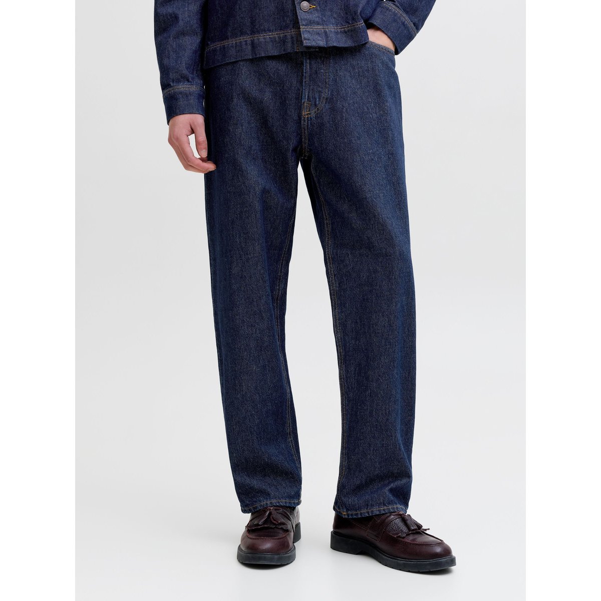 Jean À Coupe Ample blue denim, JACK & JONES