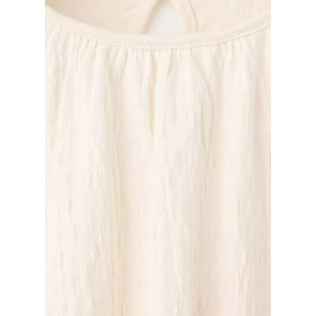Chemisier texturé en dentelle écru, MANGO KIDS