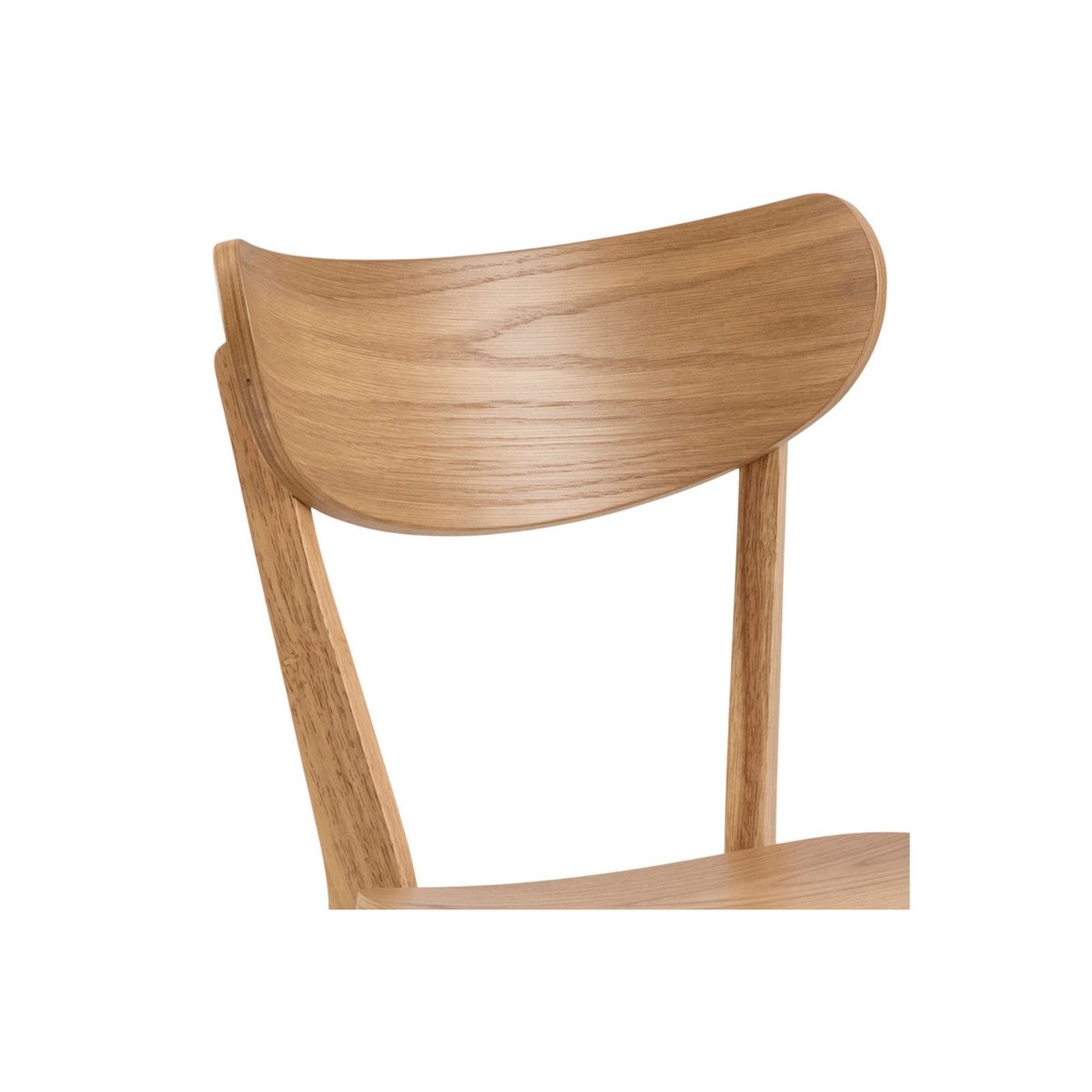 Chaise scandinave en bois (lot de 2) - LETA marron clair, HELLIN, DEPUIS 1862