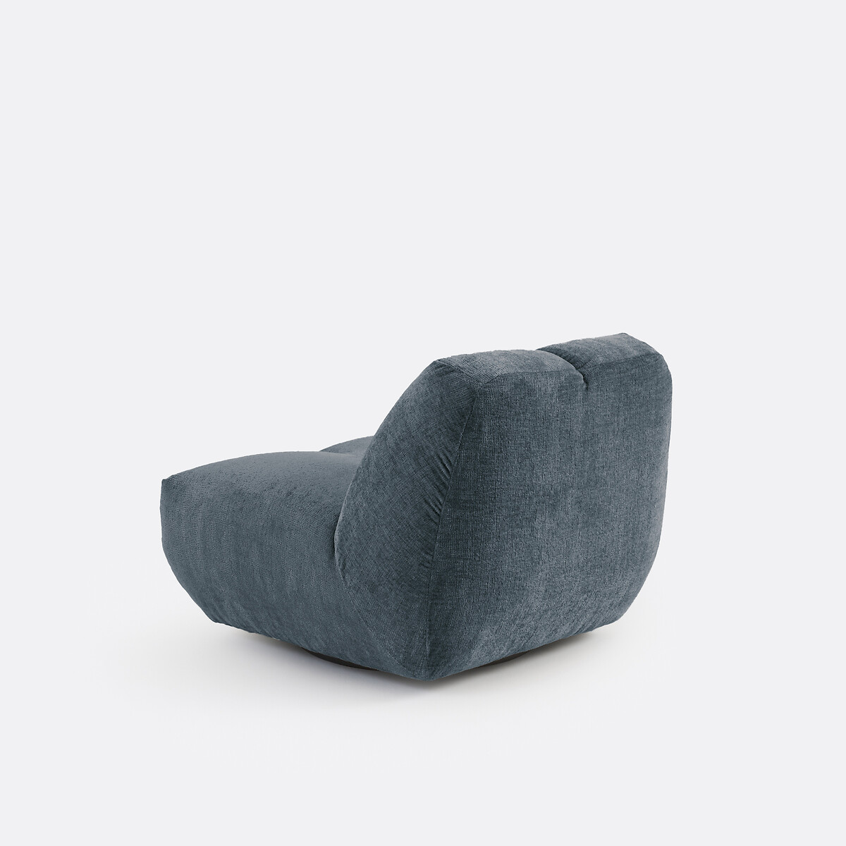 Fauteuil pivotant, velours épais, Nuria bleu, LA REDOUTE INTERIEURS