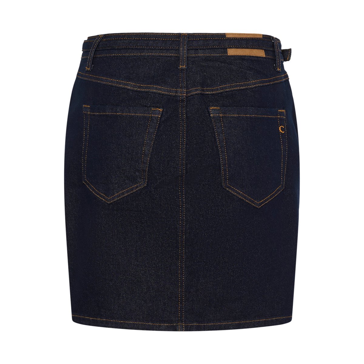 Jupe casual bleu chicago rinse blue denim tobac, CREAM