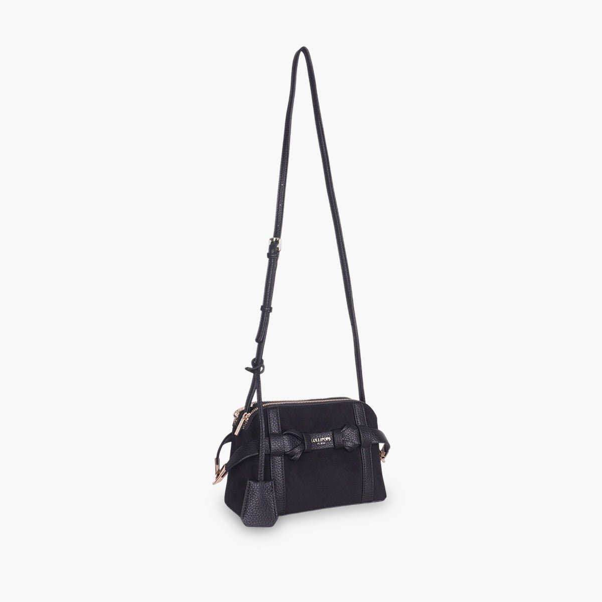 Petit sac multi poches  Taja noir,doré, LOLLIPOPS