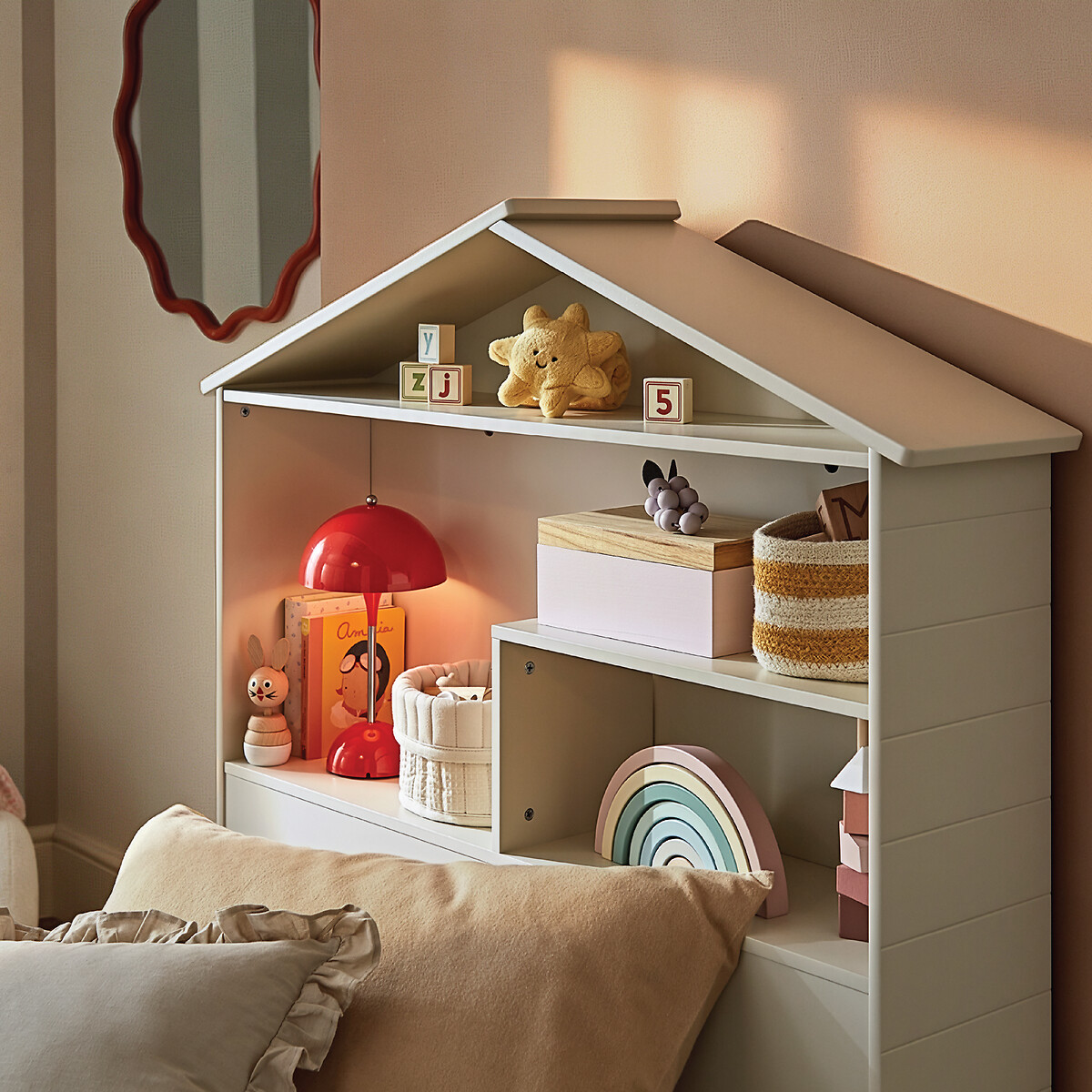 House Kids Storage Bed off-white, CUDDLECO