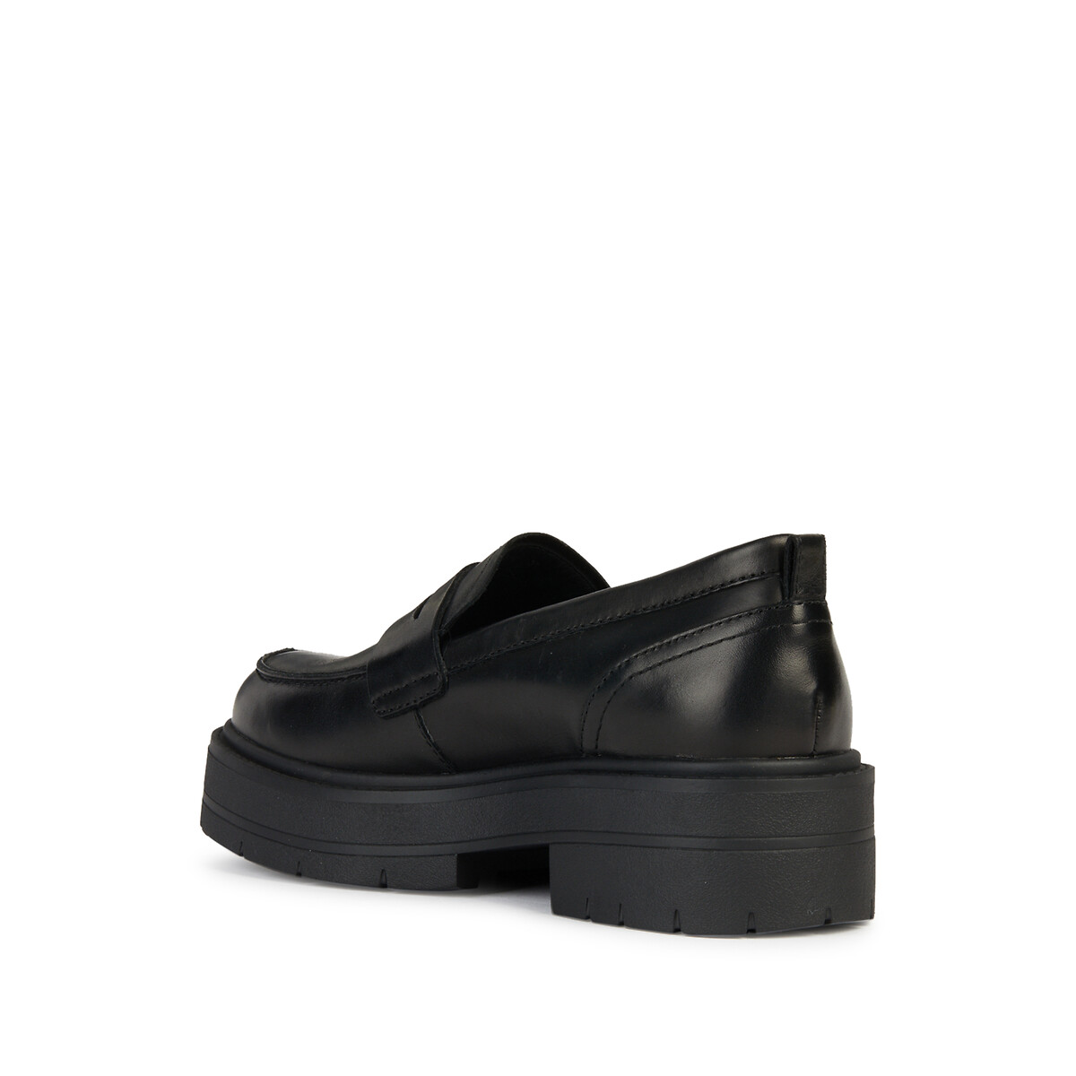 Spherica EC7 Breathable Loafers in Leather black, GEOX