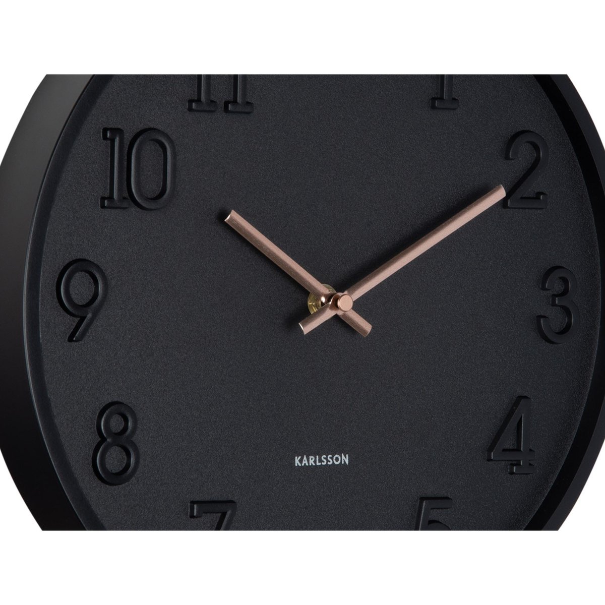 Horloge Murale Polypropylène CALMA noir, KARLSSON