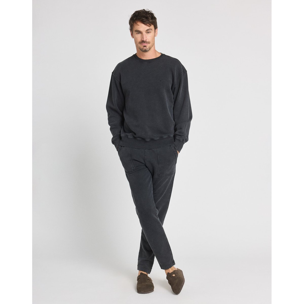 SWEAT  SQUAREDARK noir mat, PULLIN
