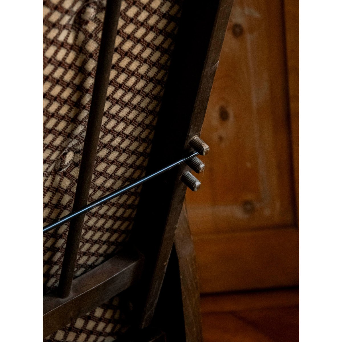 Fauteuil pliable et ajustable Ernest N°1076 - Bon état marron, DEBONGOUT