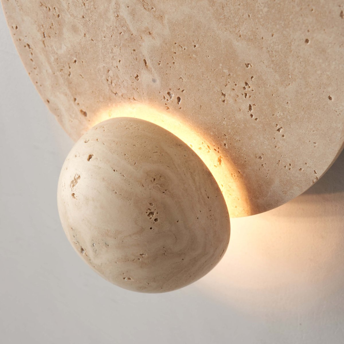 Applique à LED en travertin - ORSOLA beige, KOSILUM