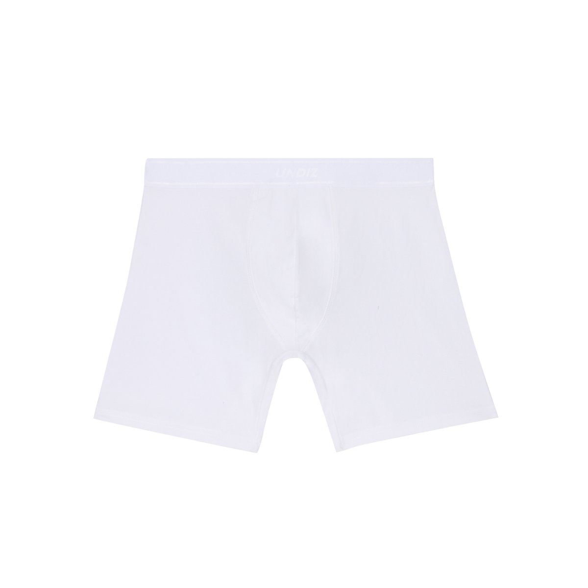 Boxer long en coton LONGBOXIZ blanc, UNDIZ