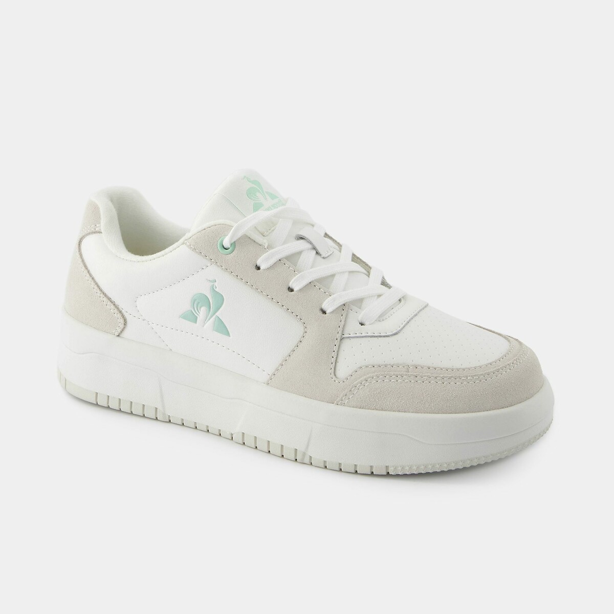 Baskets Billie blanc/beige/vert, LE COQ SPORTIF