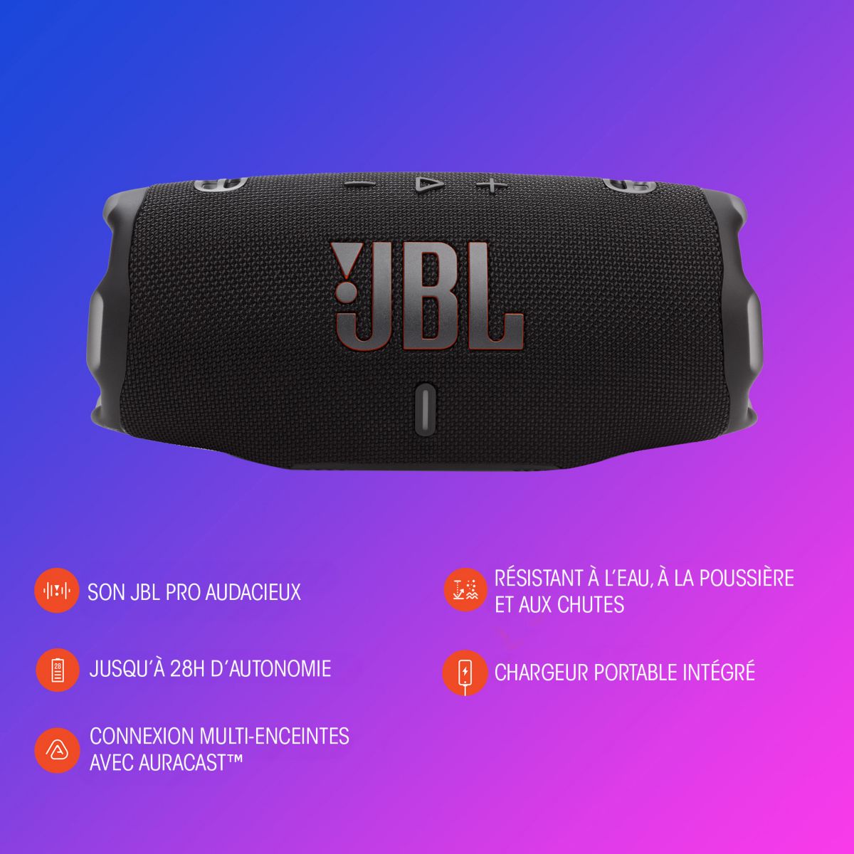 Enceinte portable Charge 6 Violet violet, JBL