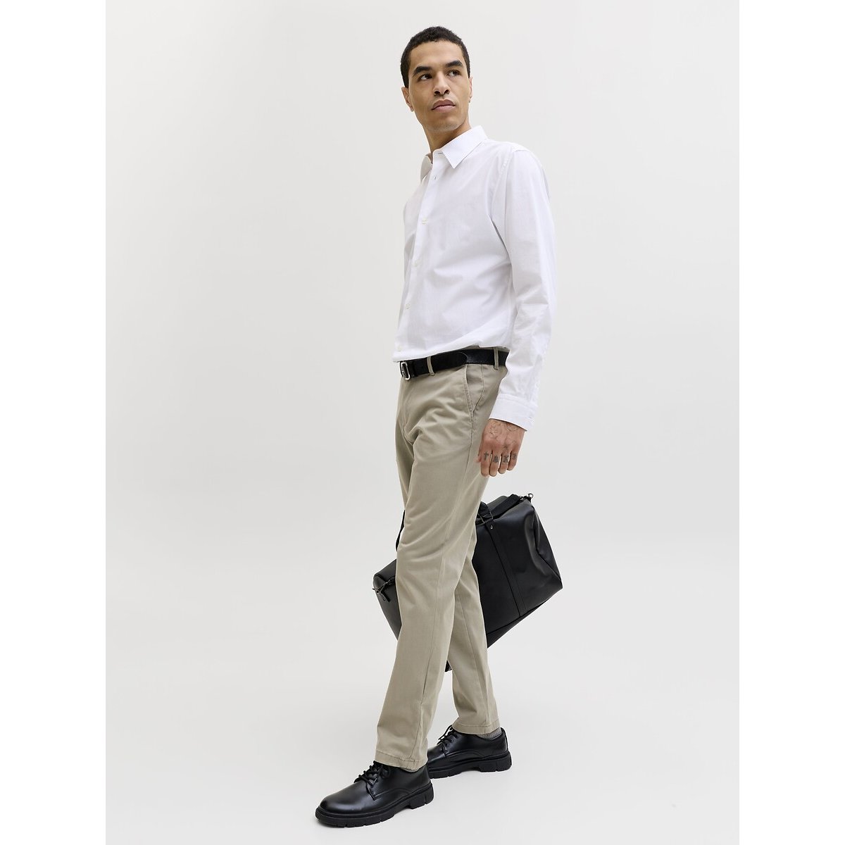 Pantalon chino slim Marco kaki, JACK & JONES
