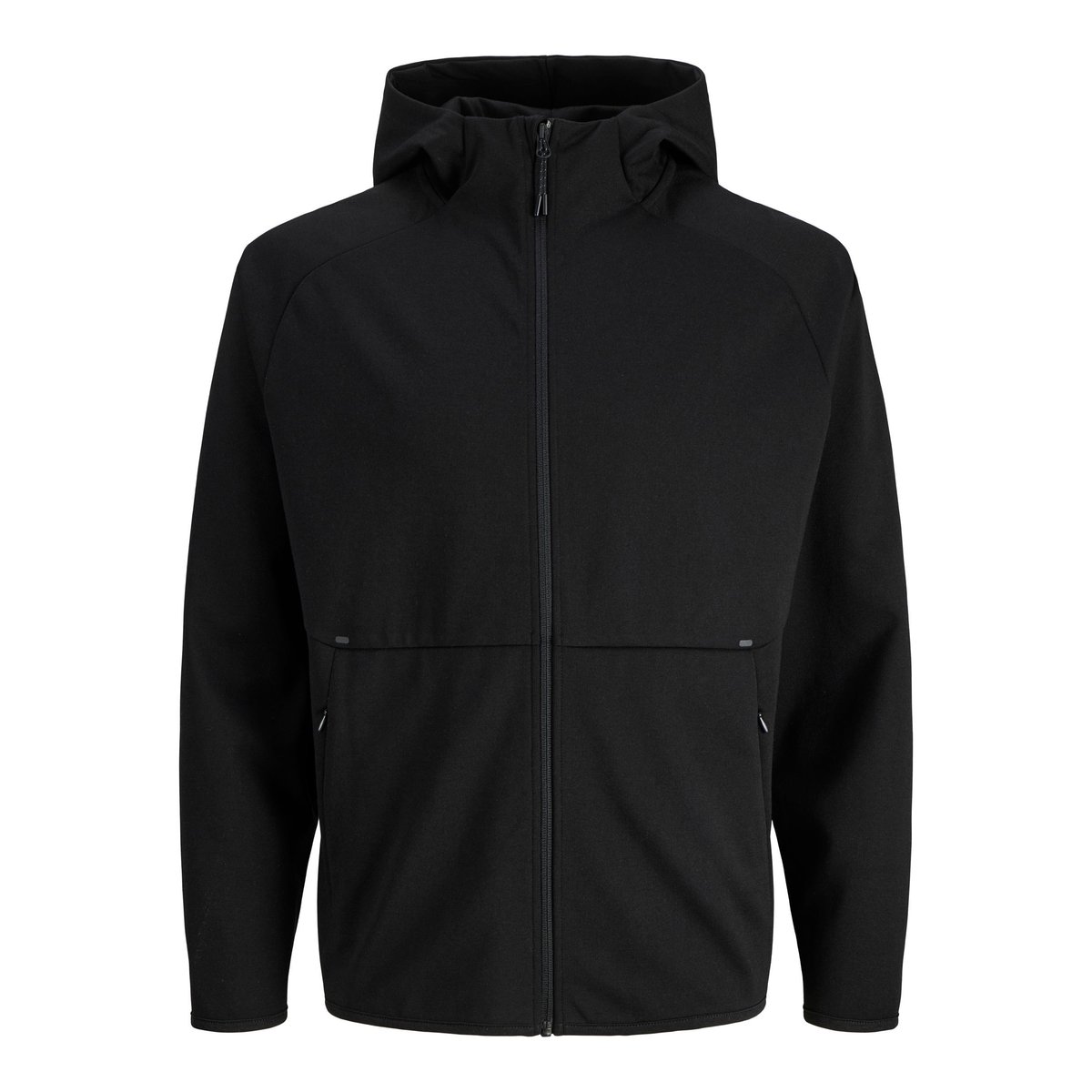 Sweat À Capuche Zippé black 1, JACK & JONES
