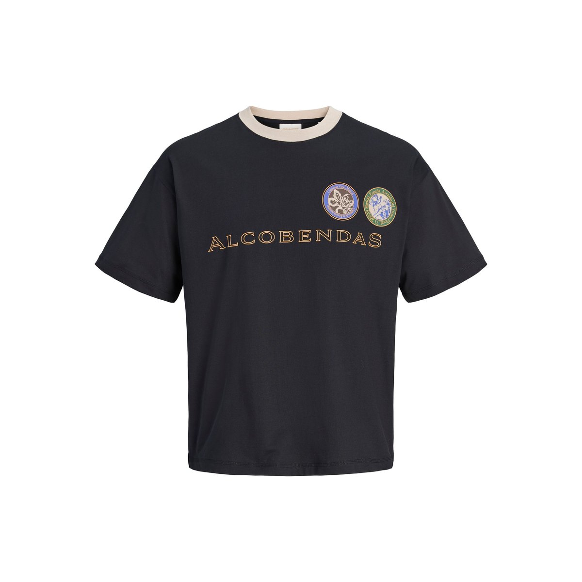 T-Shirt black 1, JACK & JONES