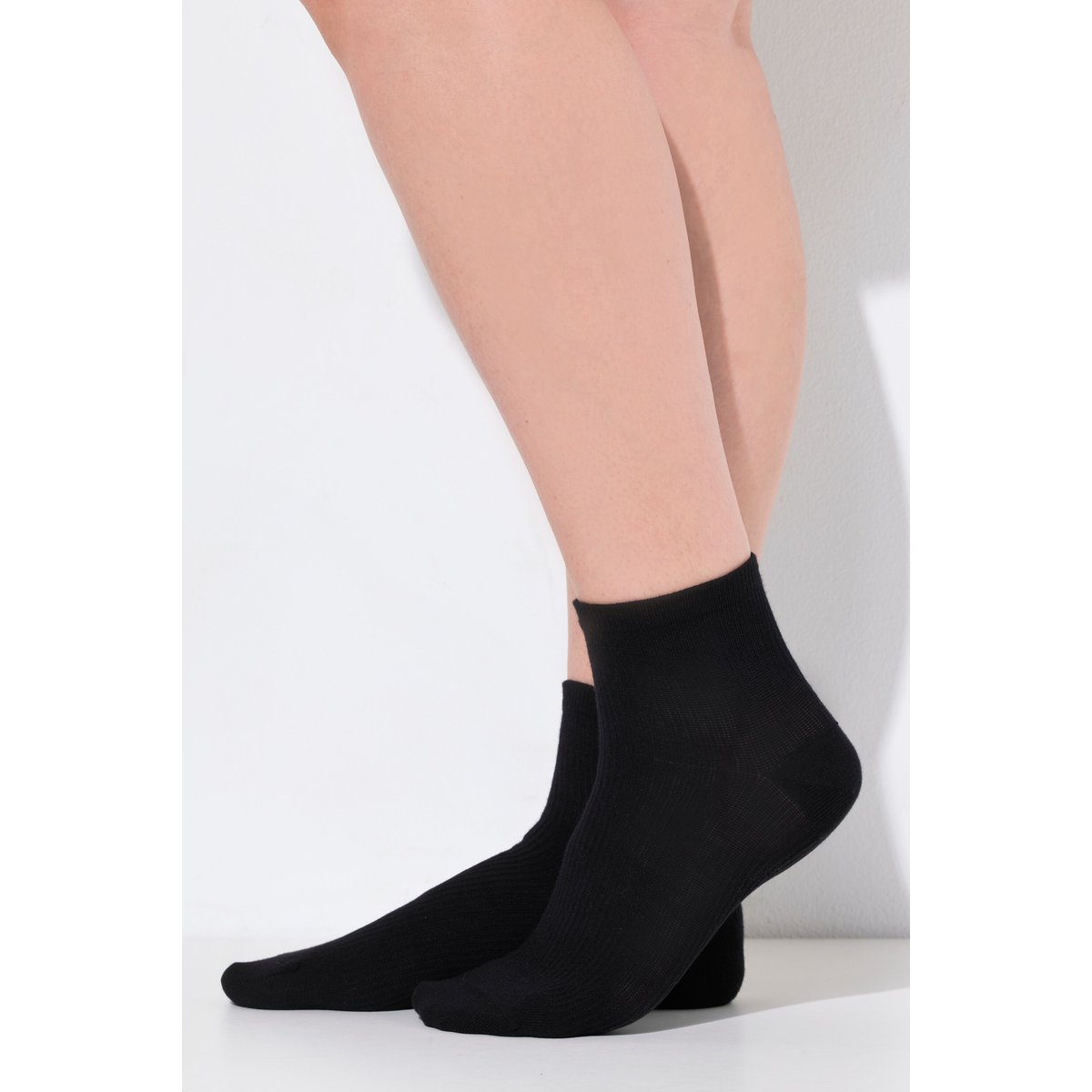 Chaussettes de contention. Tige noir, ULLA POPKEN