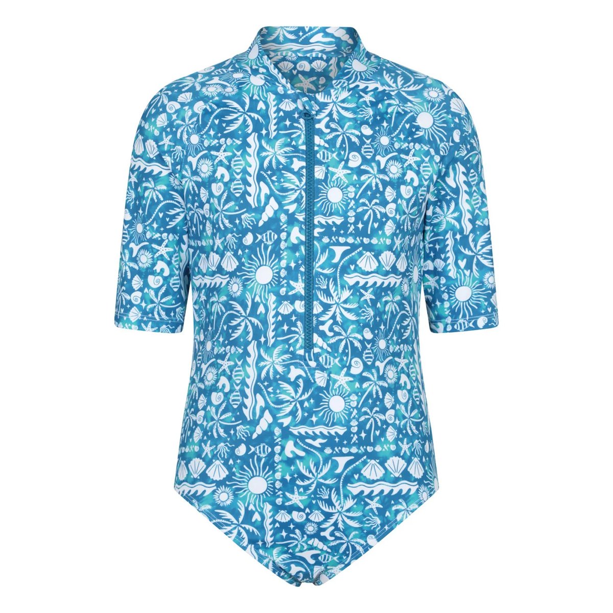 Maillot de bain anti-irritation motif/style vie aquatique MIRA bleu, MOUNTAIN WAREHOUSE