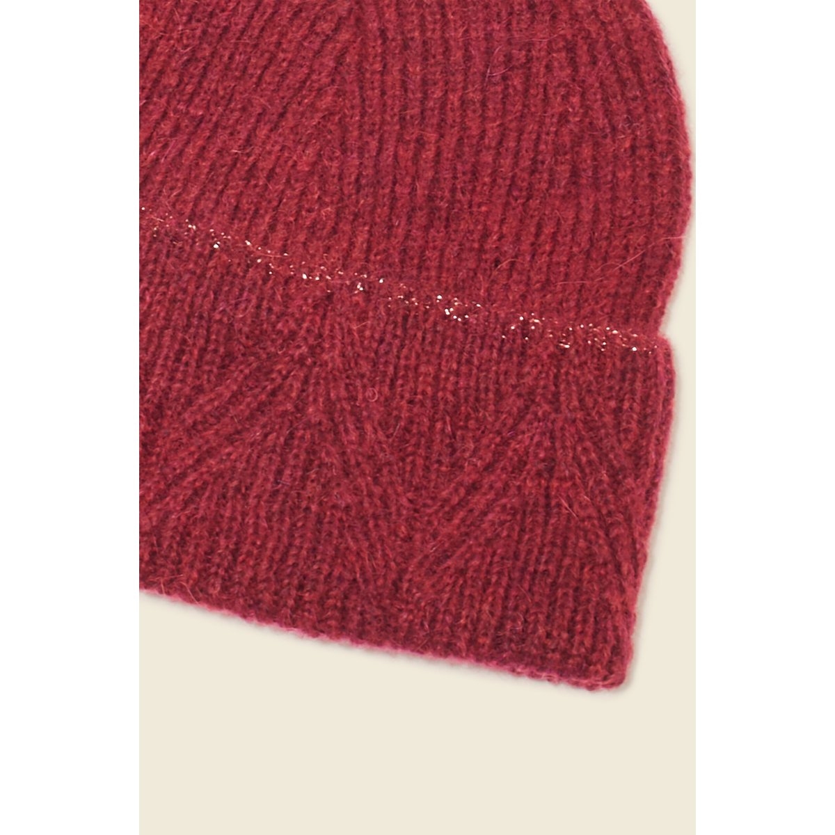 Bonnet fabriqué en France rouge foncé, BONOBO