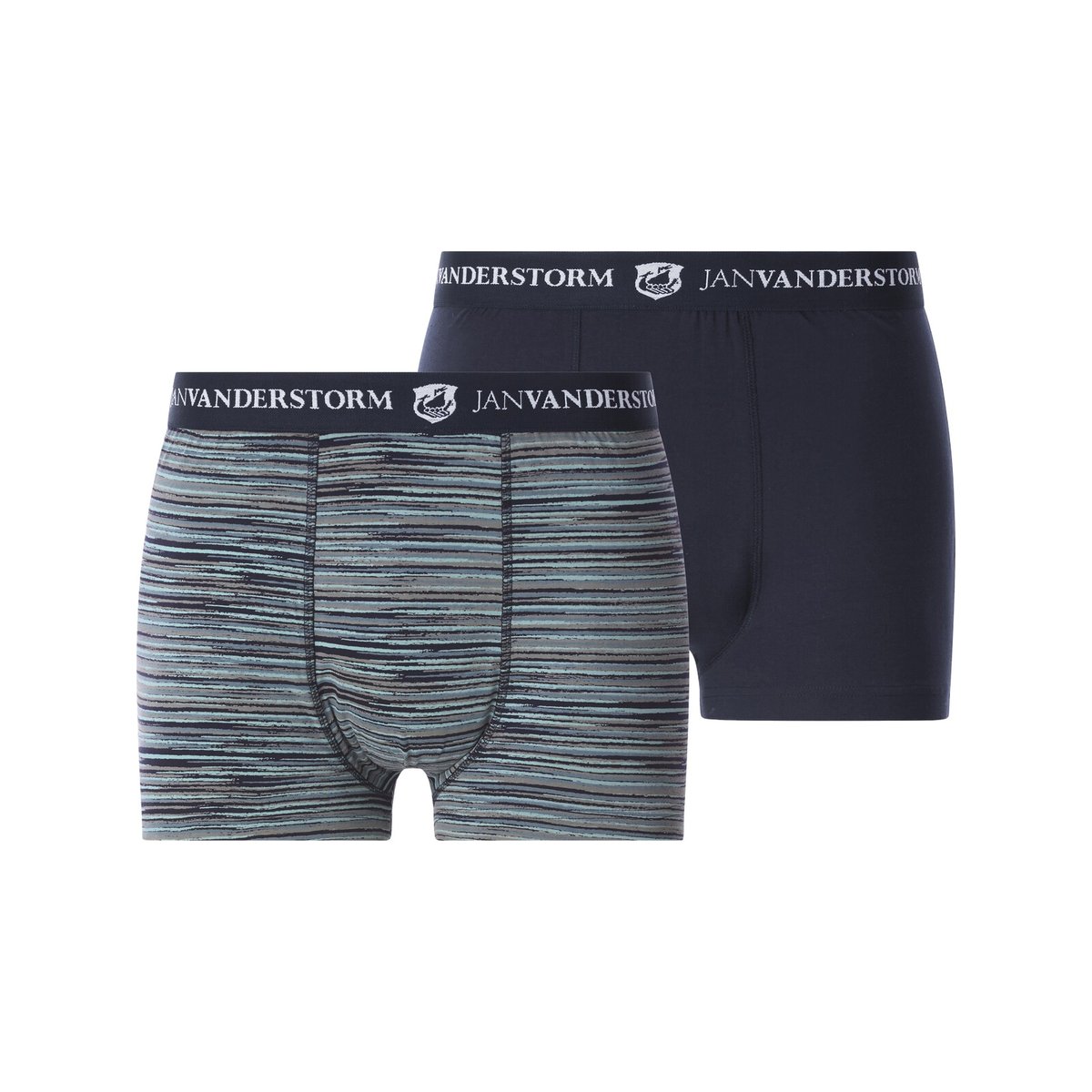 Lot de 2 boxers RUNEBORG bleu, JAN VANDERSTORM