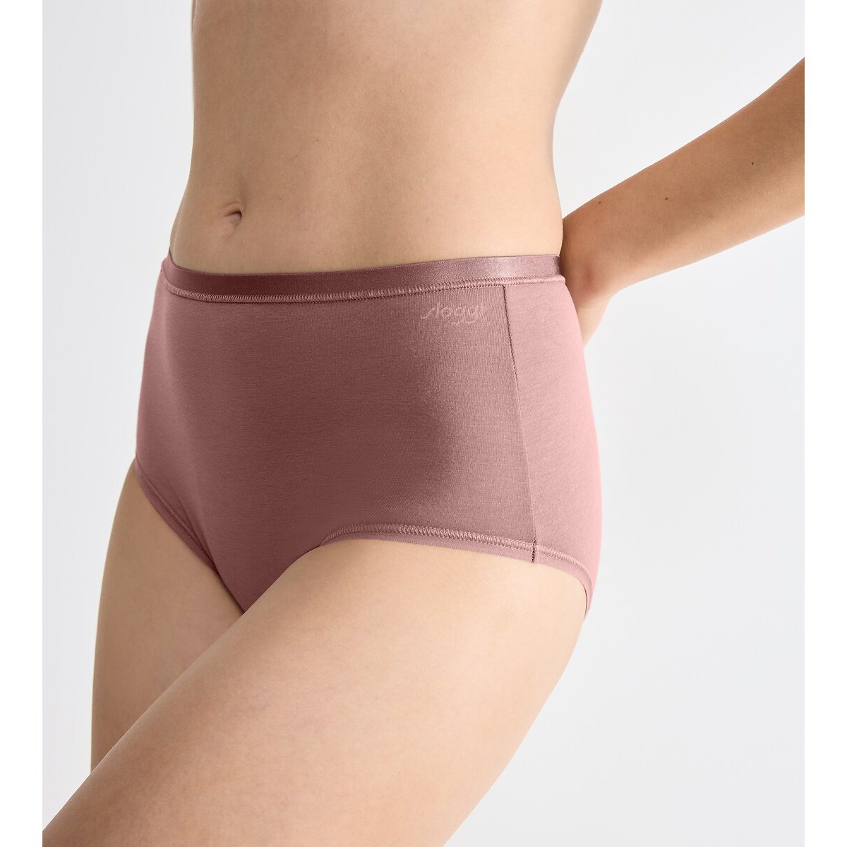 Confezione da 2+1 in omaggio - Culotte alte GO DAILY COTTON cacao, SLOGGI