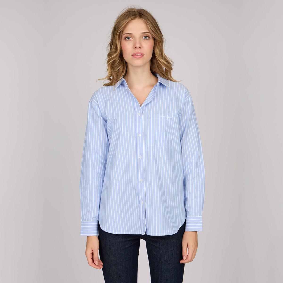 Chemise Cassie bleu ciel, MISE AU GREEN
