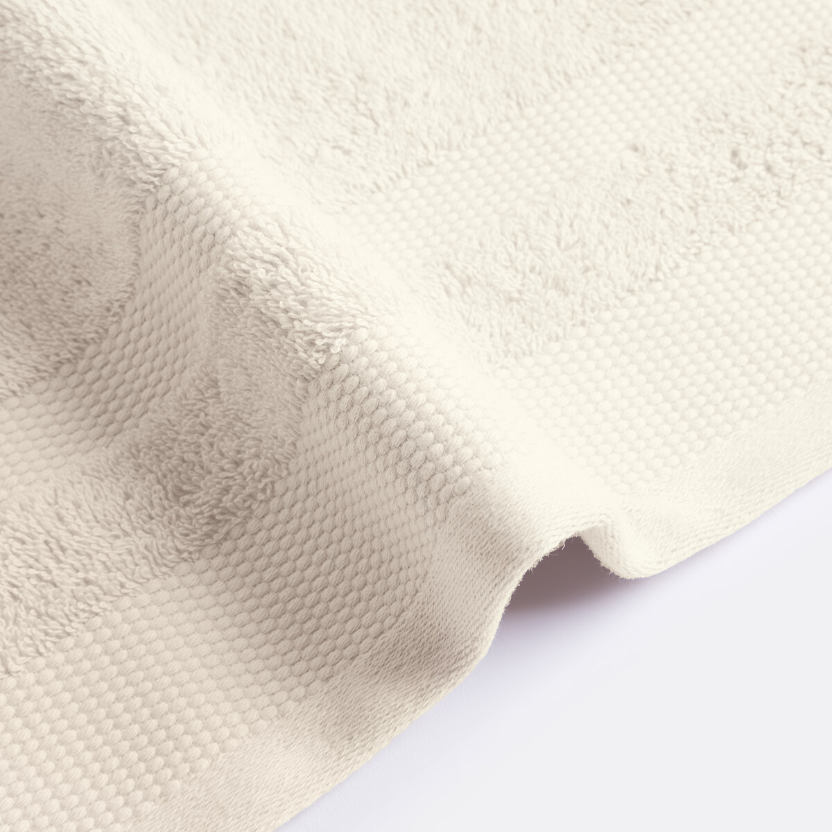 Kheops Face Towels in Egyptian Cotton 600g/m2 in Set of 4 off-white, LA REDOUTE INTERIEURS
