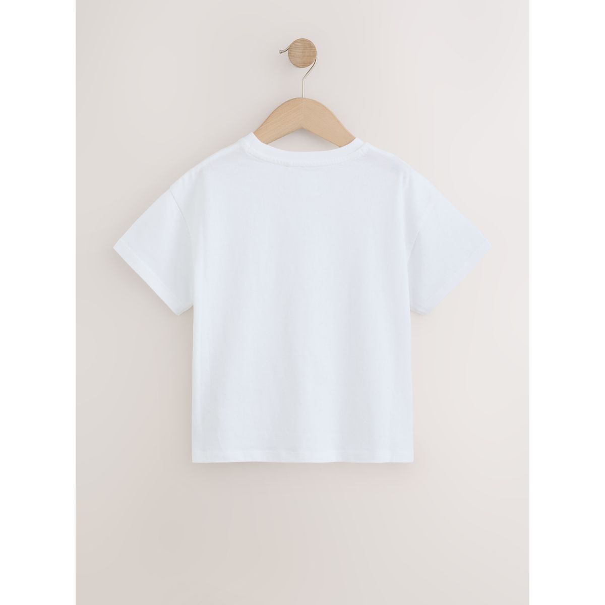 T-shirt orné de perles cœurs blancs pastel, NEXT