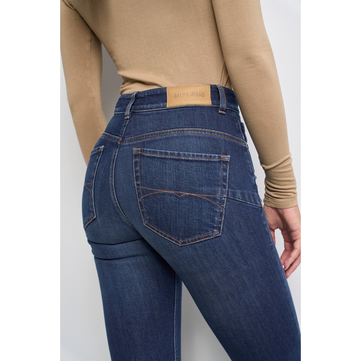 JEAN FAITH PUSH IN FLARE bleu, SALSA JEANS