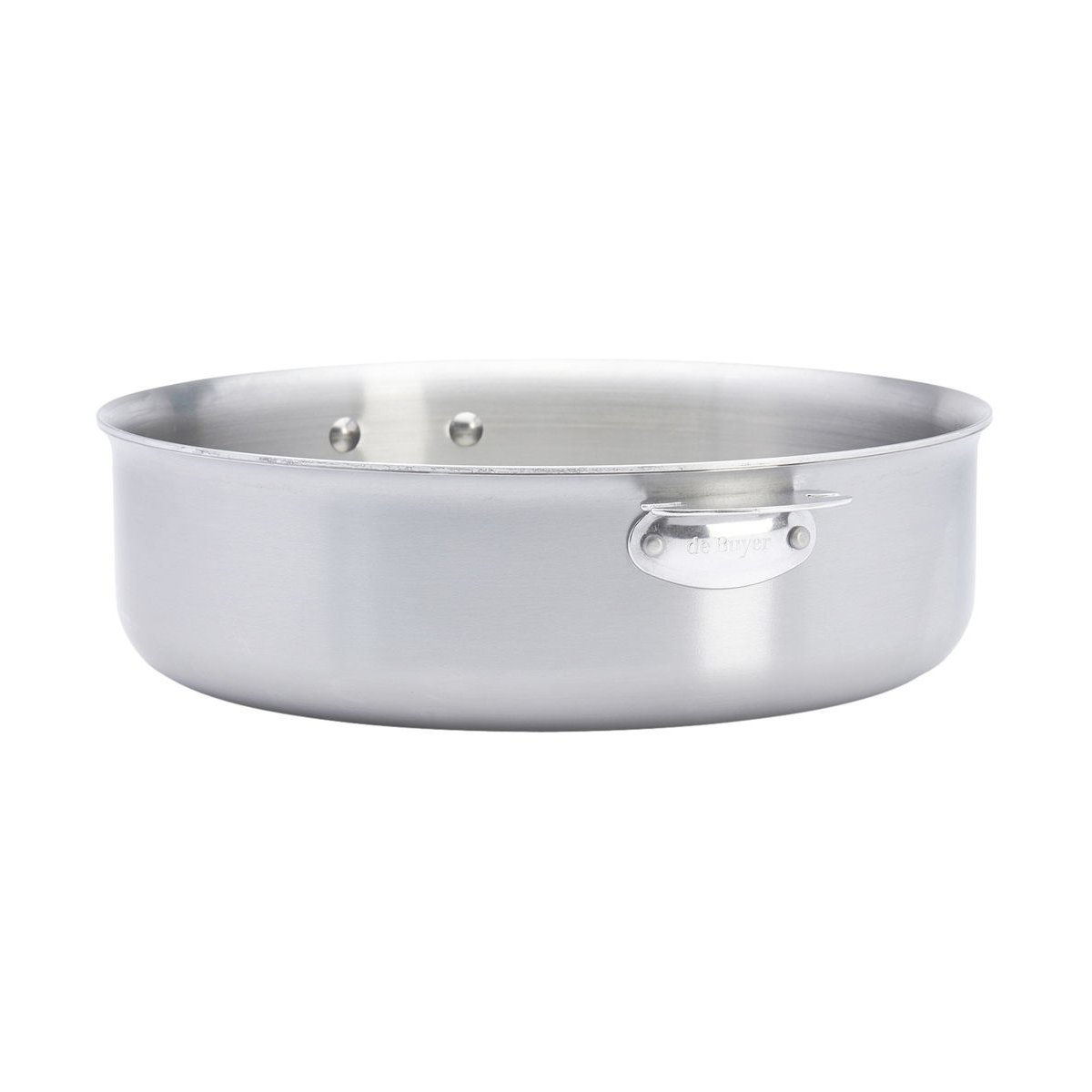 Sauteuse droite ø28 cm - alchimy loqy gris, DE BUYER