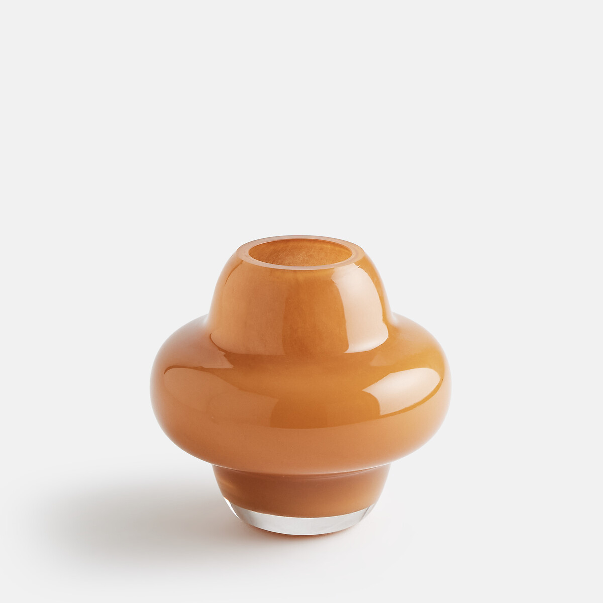 Vase en verre, hauteur 13,8 cm, OLIA caramel, LA REDOUTE INTERIEURS