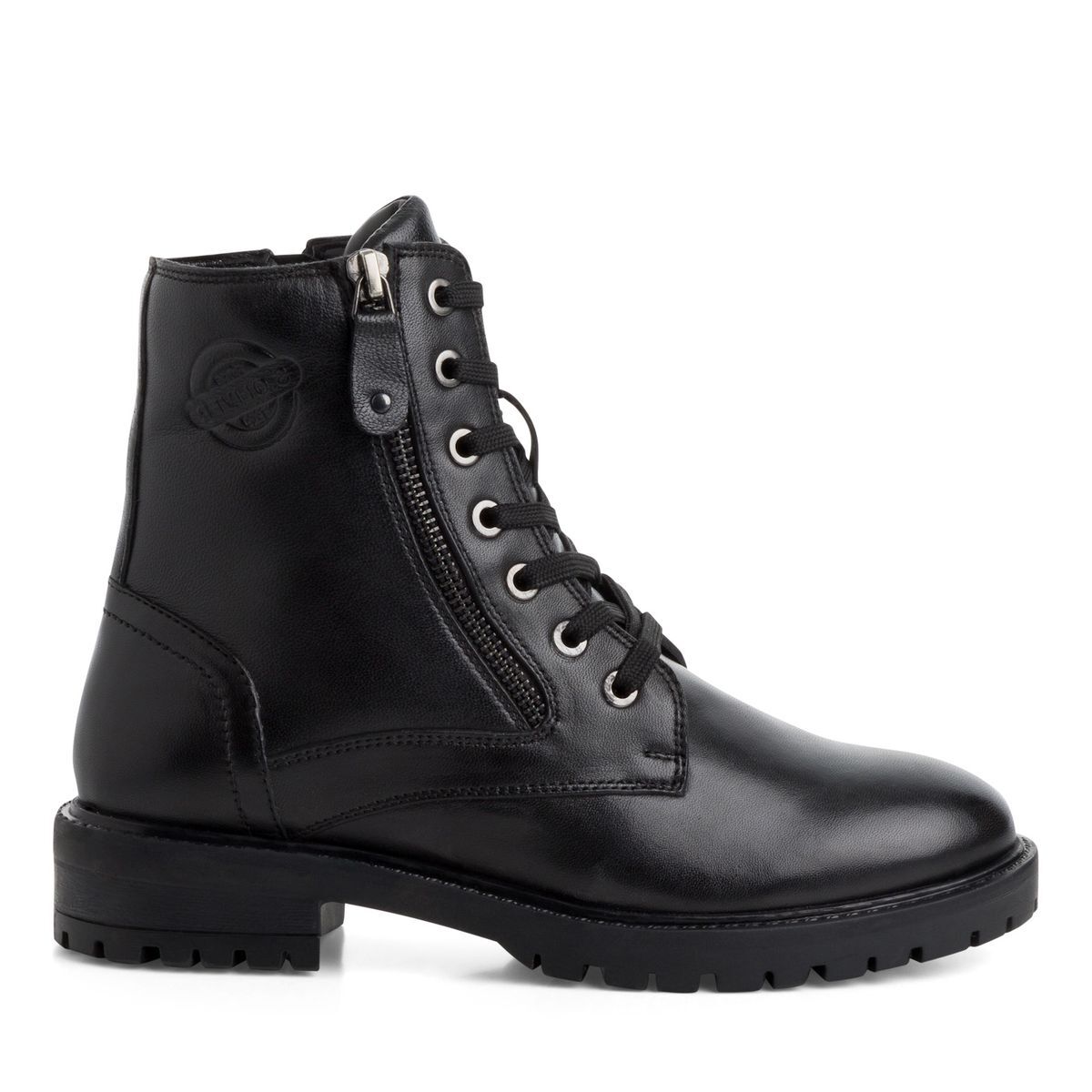 Bottine en cuir noir multi, S.OLIVER