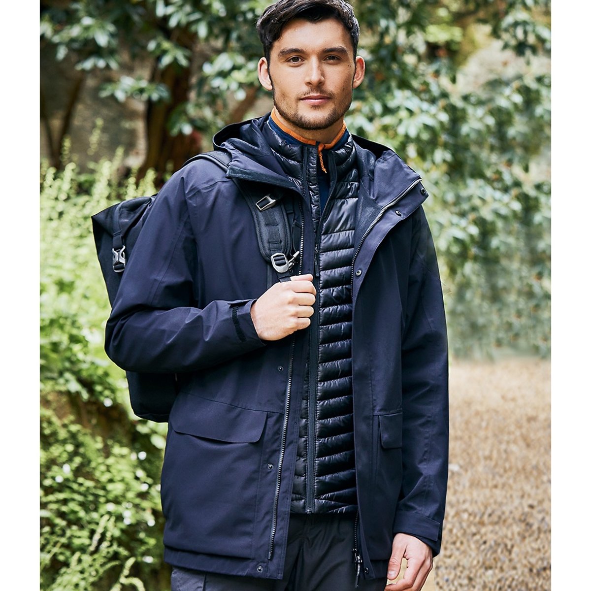 Veste imperméable PRO bleu marine, CRAGHOPPERS