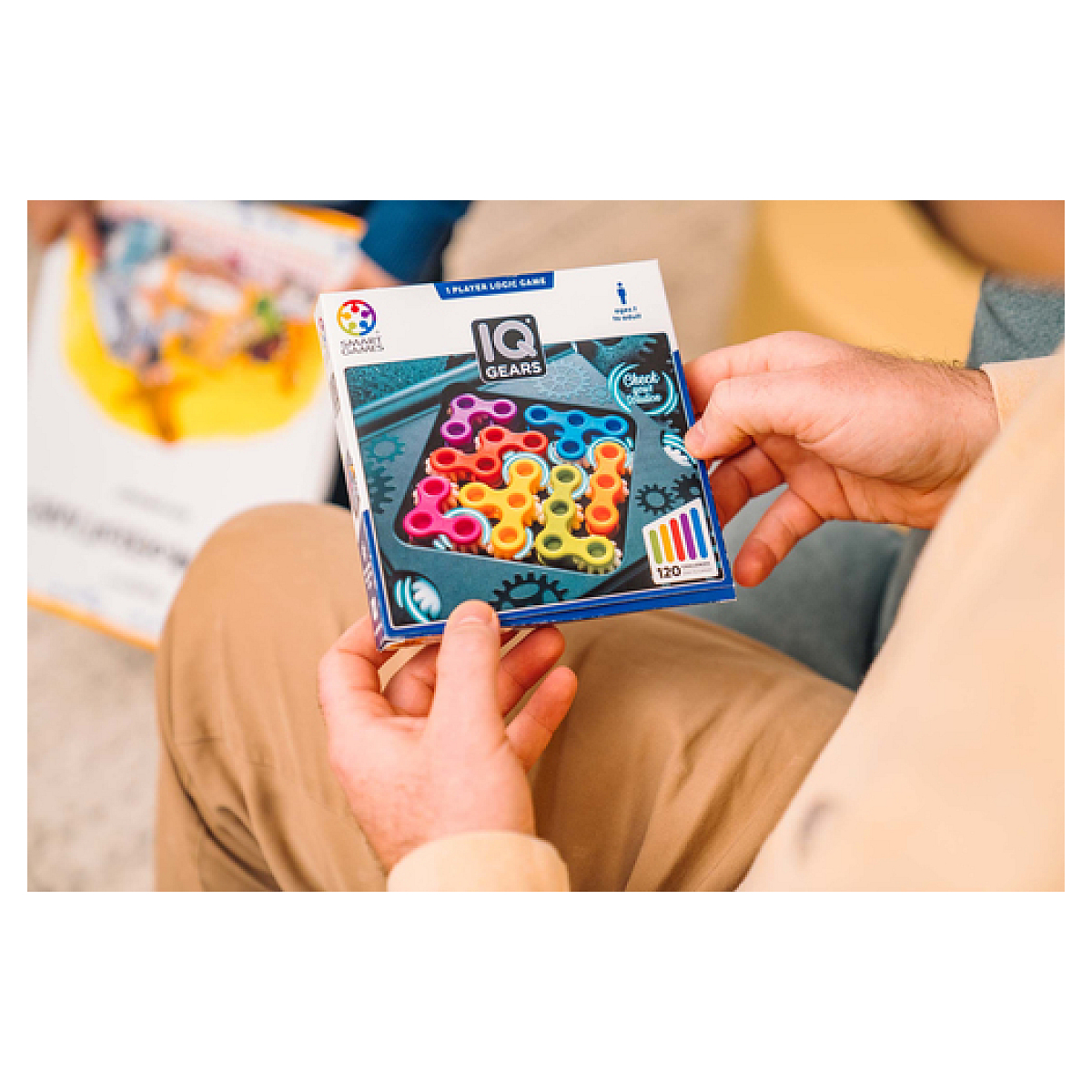 SmartGames IQ Gear casse tete jaune, SMART GAMES