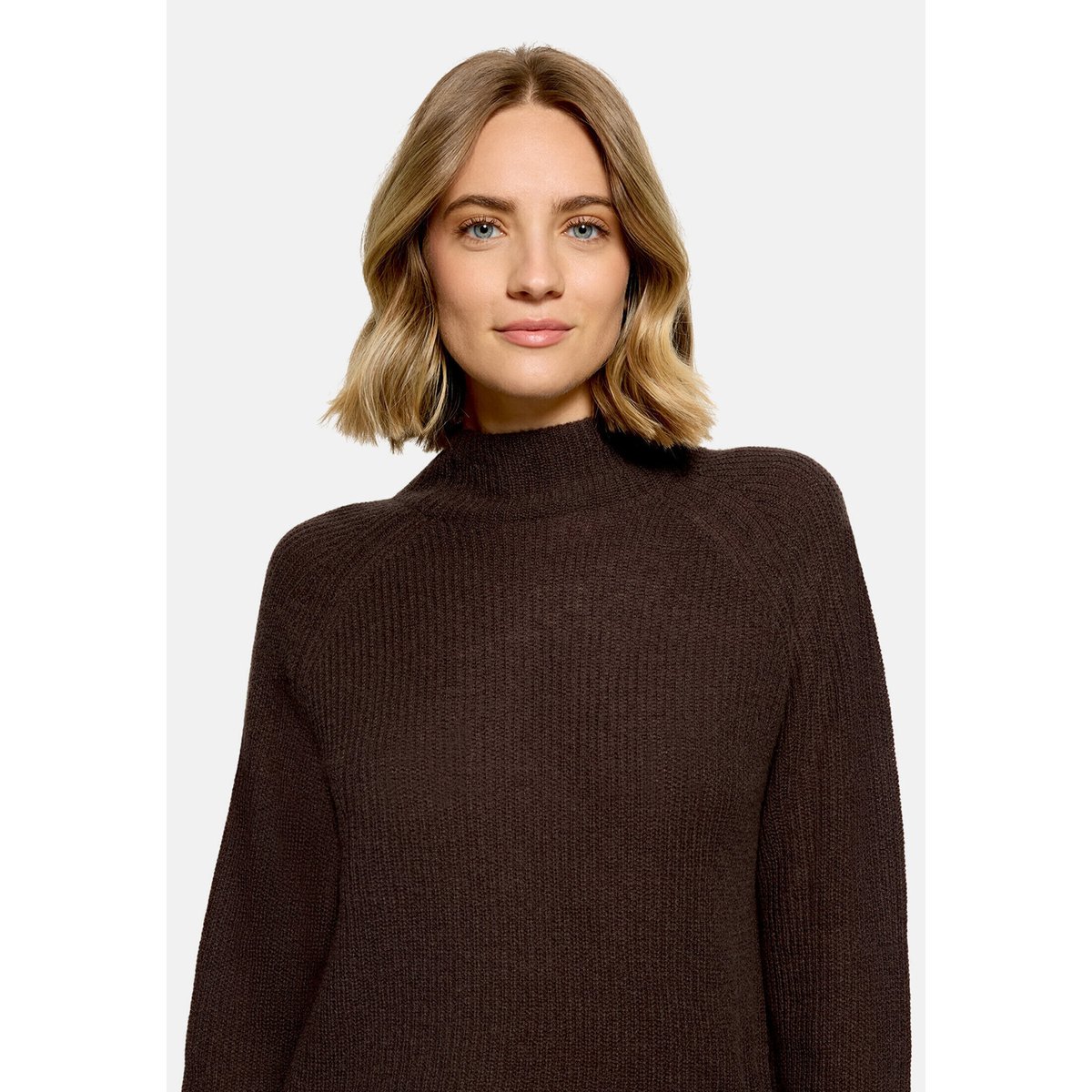Pull en cachemire à col light maroon, BETTY BARCLAY