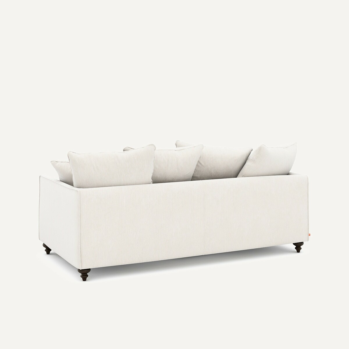 Canapé convertible, en velours chenillé, LAZARE blanc, AM.PM