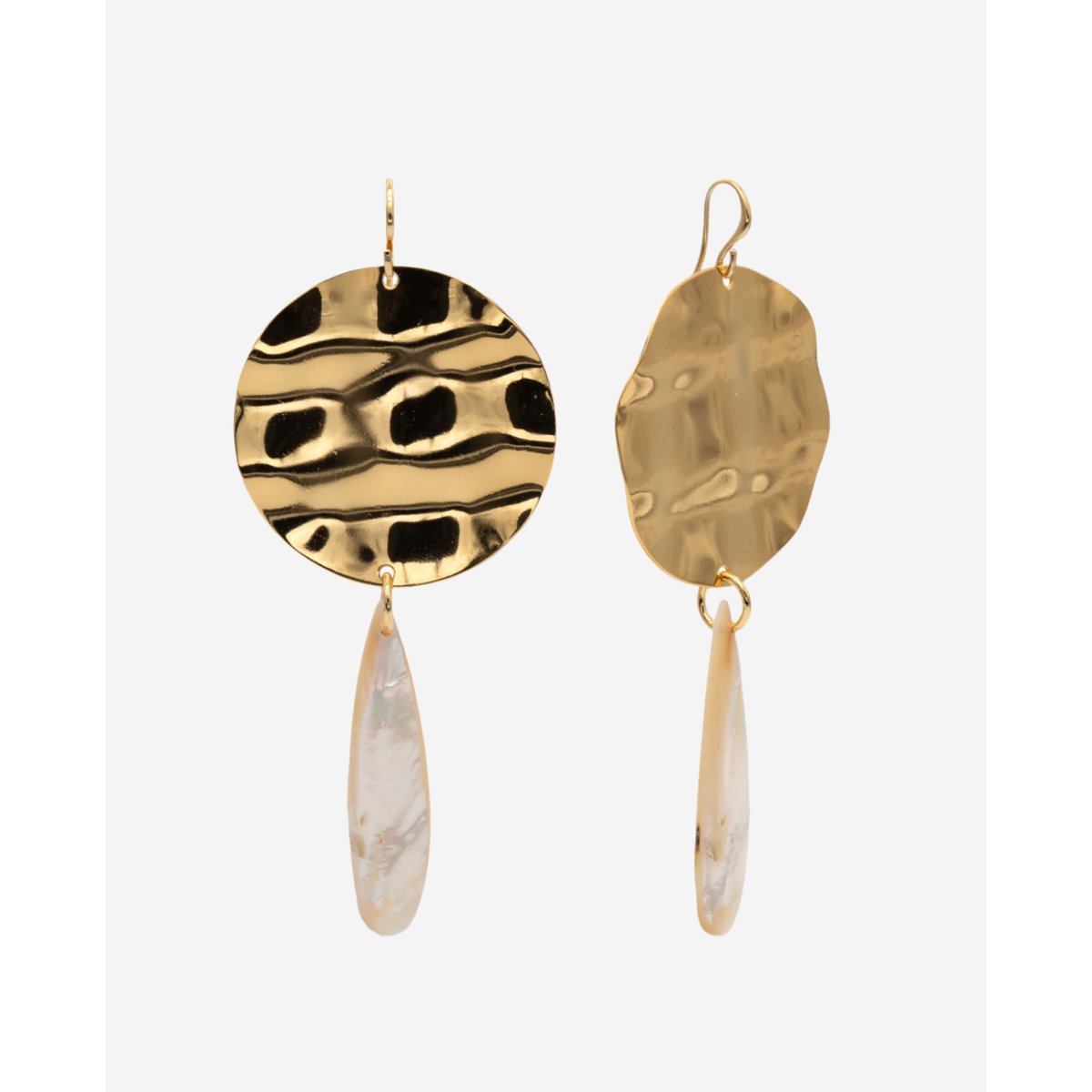 Boucles d'oreilles médailles dorado, THE-ARE