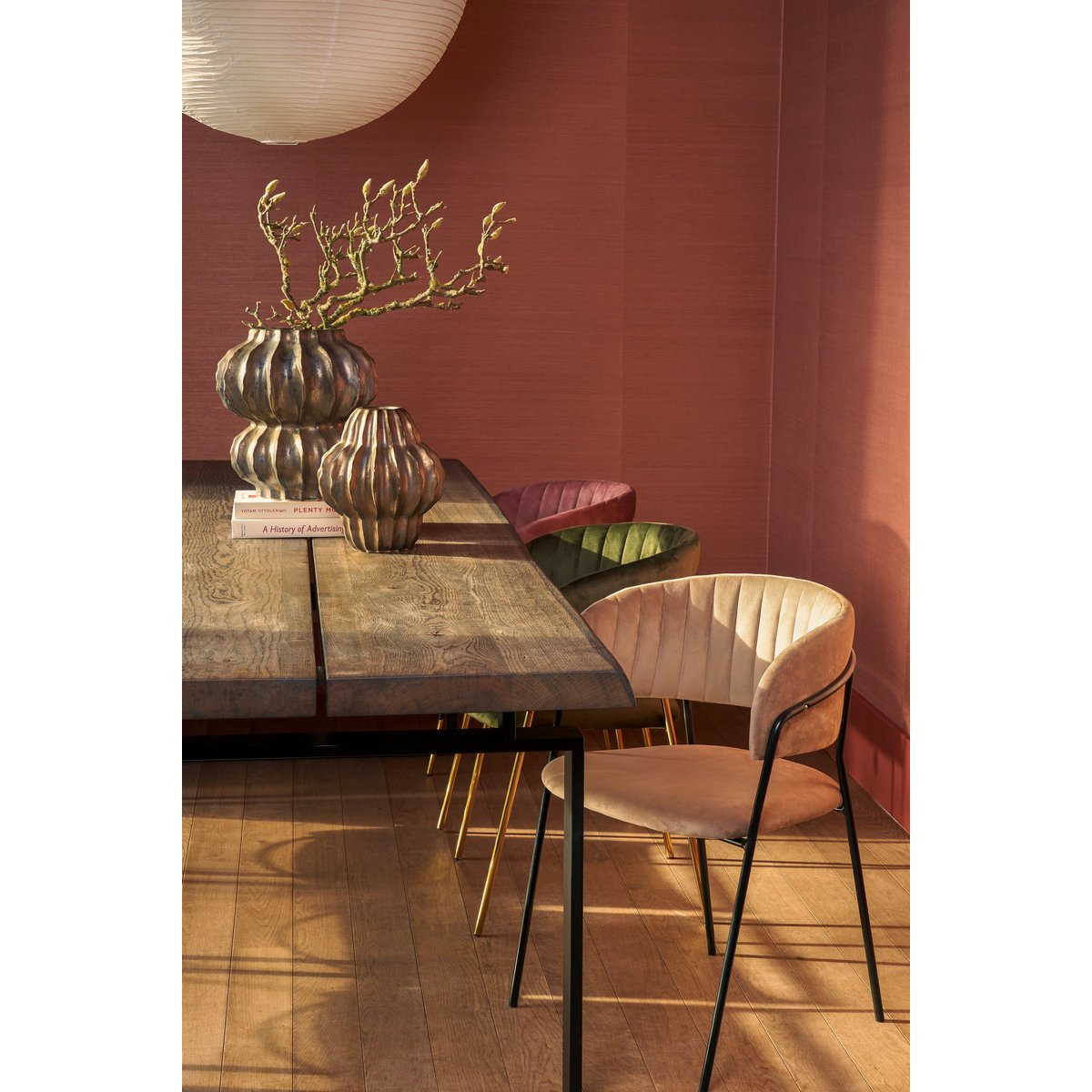 Chaise de salle à manger MOONY beige, MICA DECORATIONS