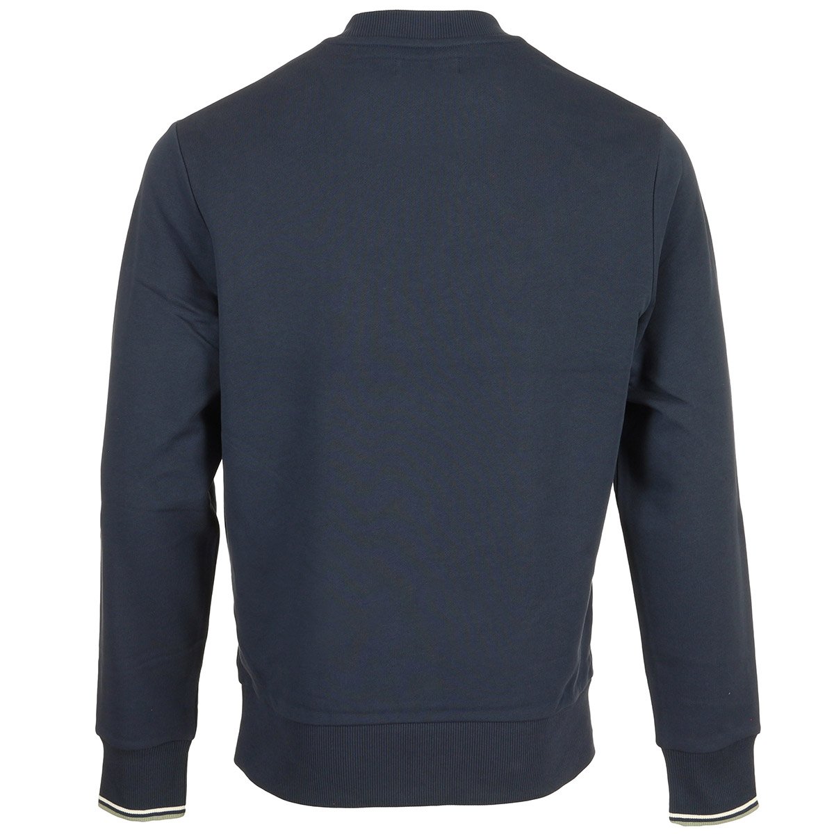 CREW NECK SWEATSHIRT dark air force ecru seagrass, FRED PERRY