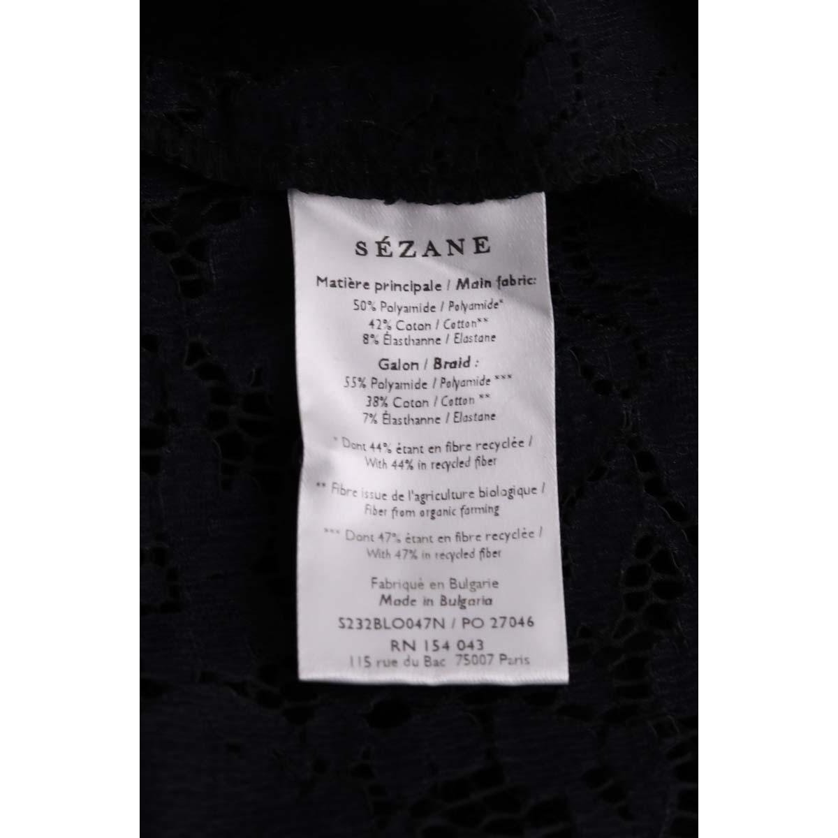 Blouse - Très Bon État noir, SEZANE