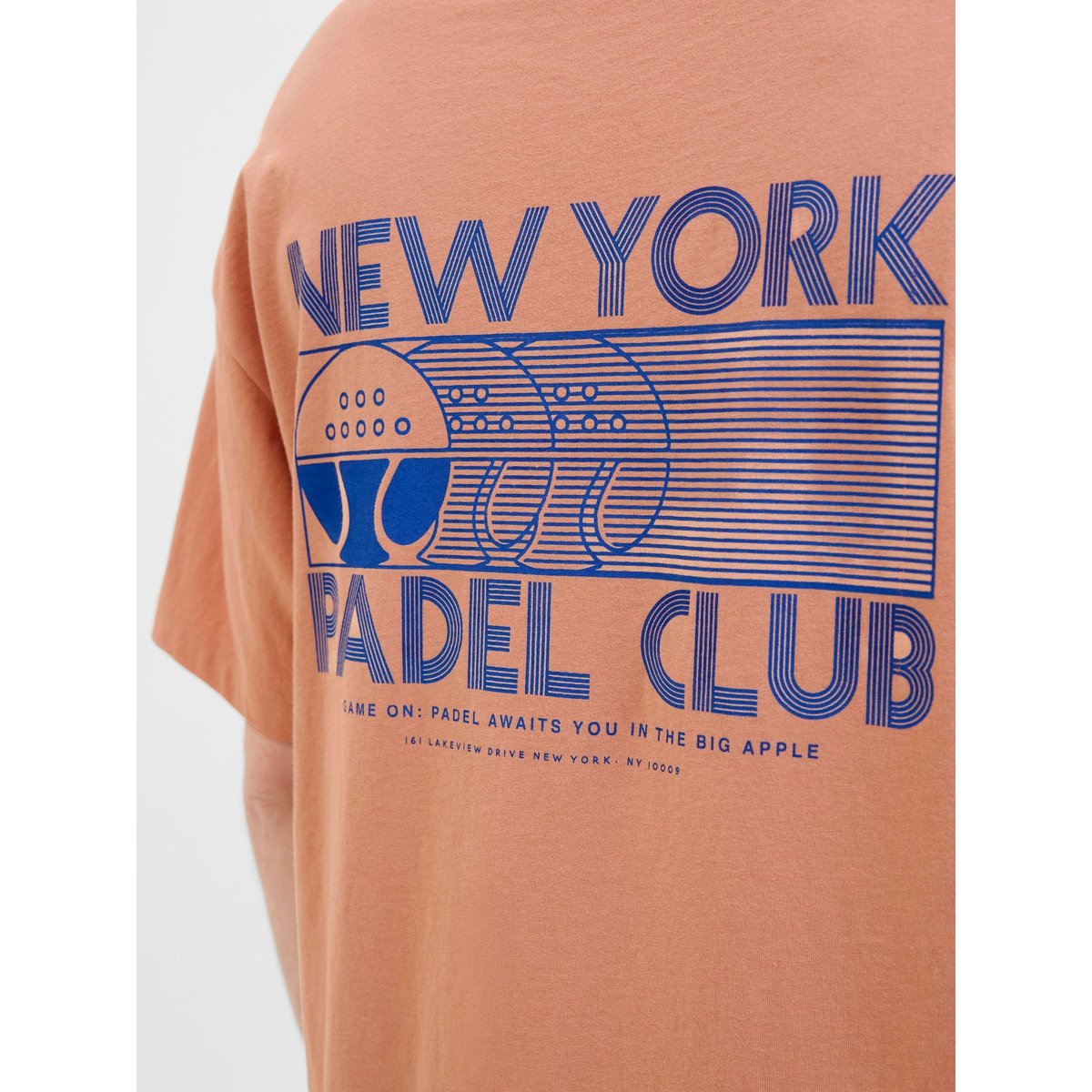 T-Shirt rose - dusty coral, JACK & JONES