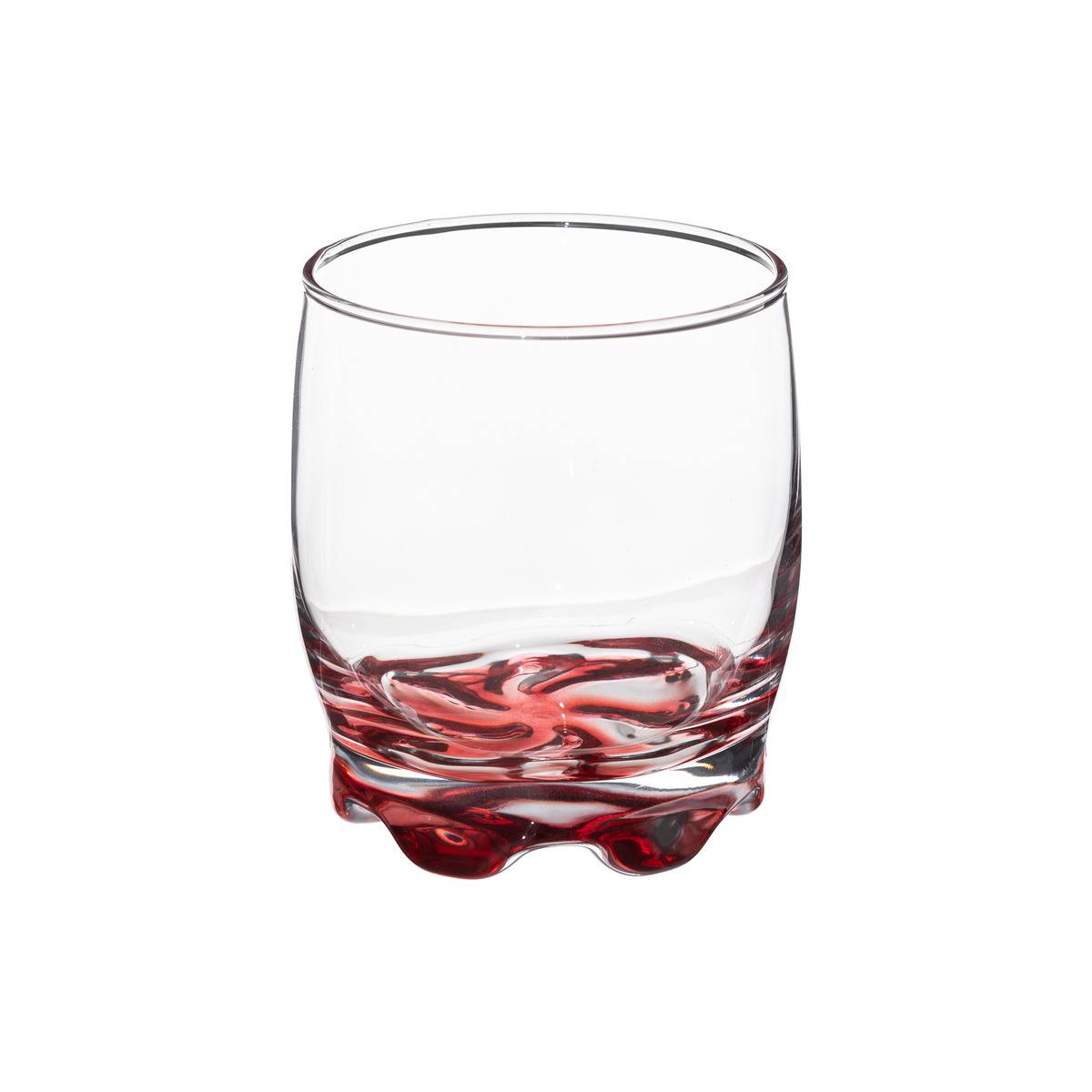Lot de 6 verres bas en verre TIN'EAU multicolore, SECRET DE GOURMET