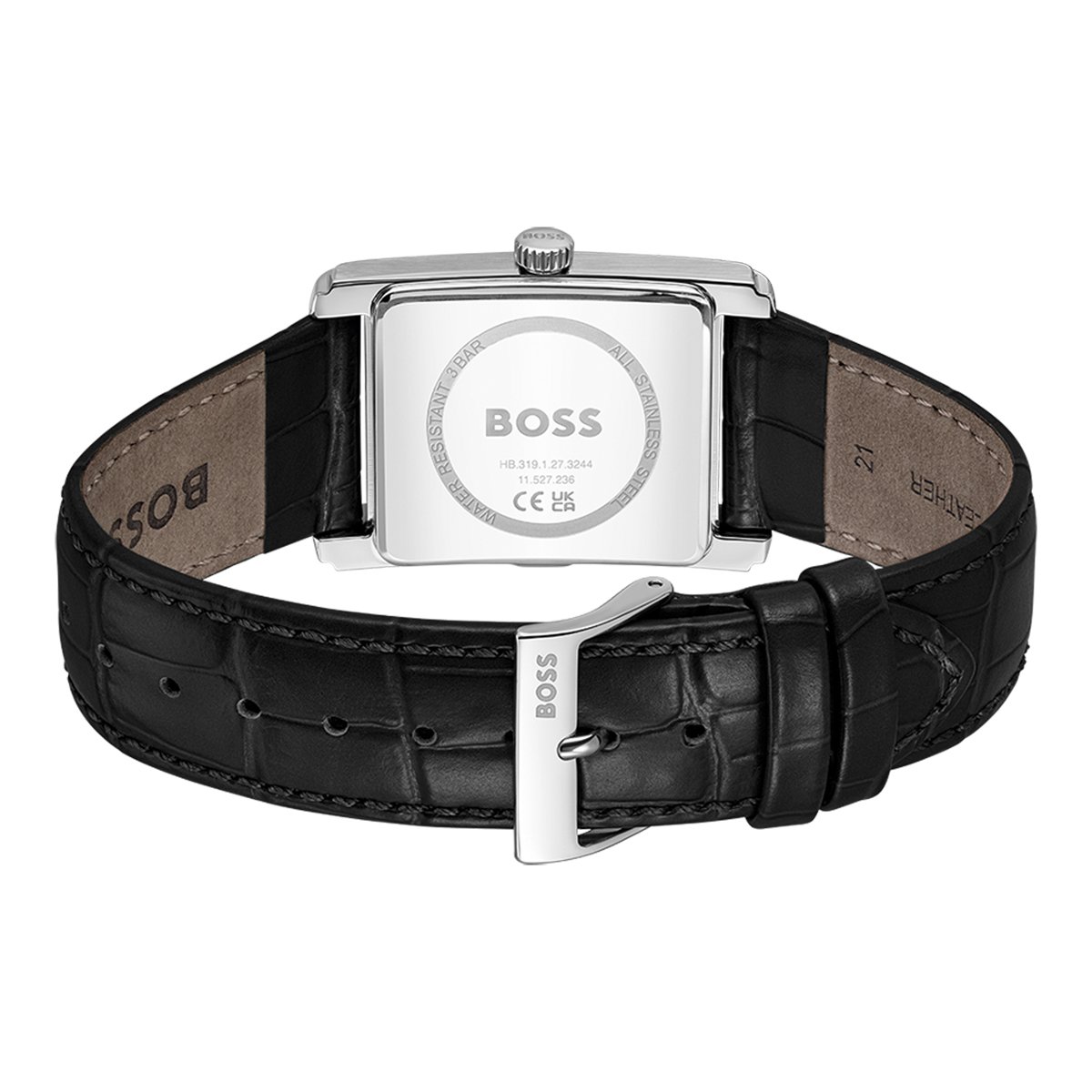 Montre Analogique  PRINCIPLE argenté noir noir, BOSS