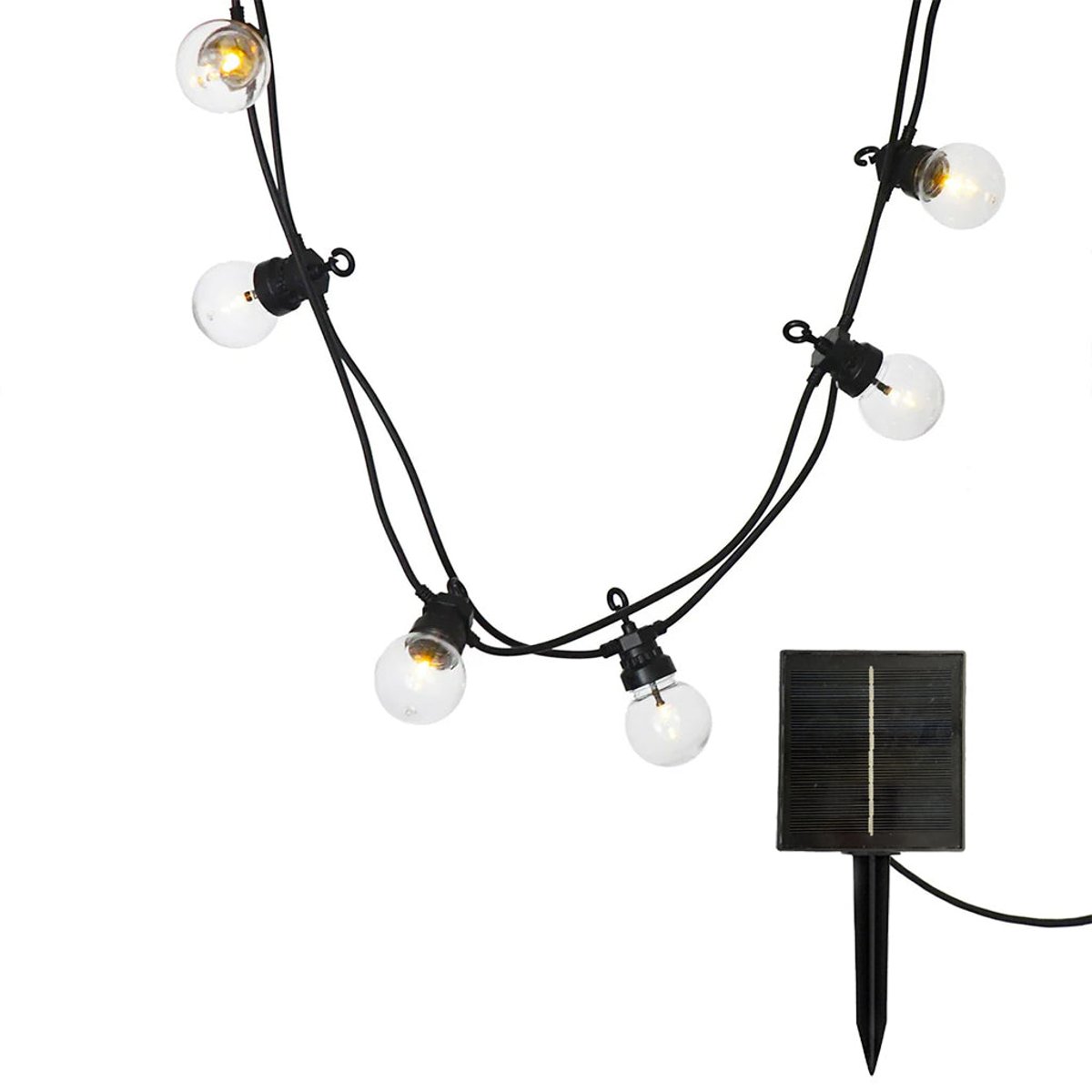 Guirlande Solaire PARTY SOLAR 20 transparent, LUMISKY