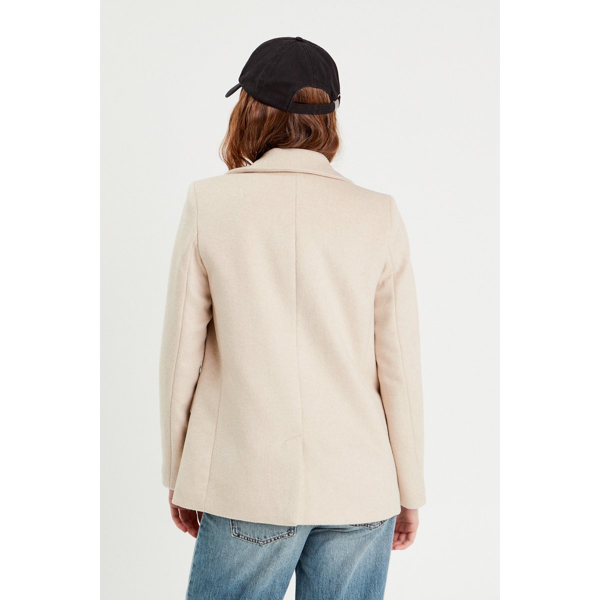 Veste blazer boutonnée beige, CACHE CACHE