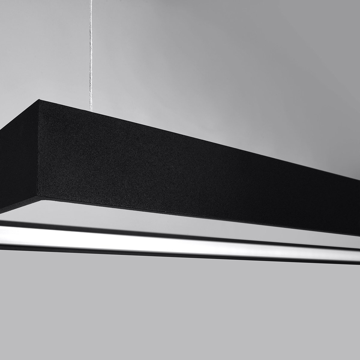 Lustre Aluminium Noir LED 1 Tuula noir, EDEN