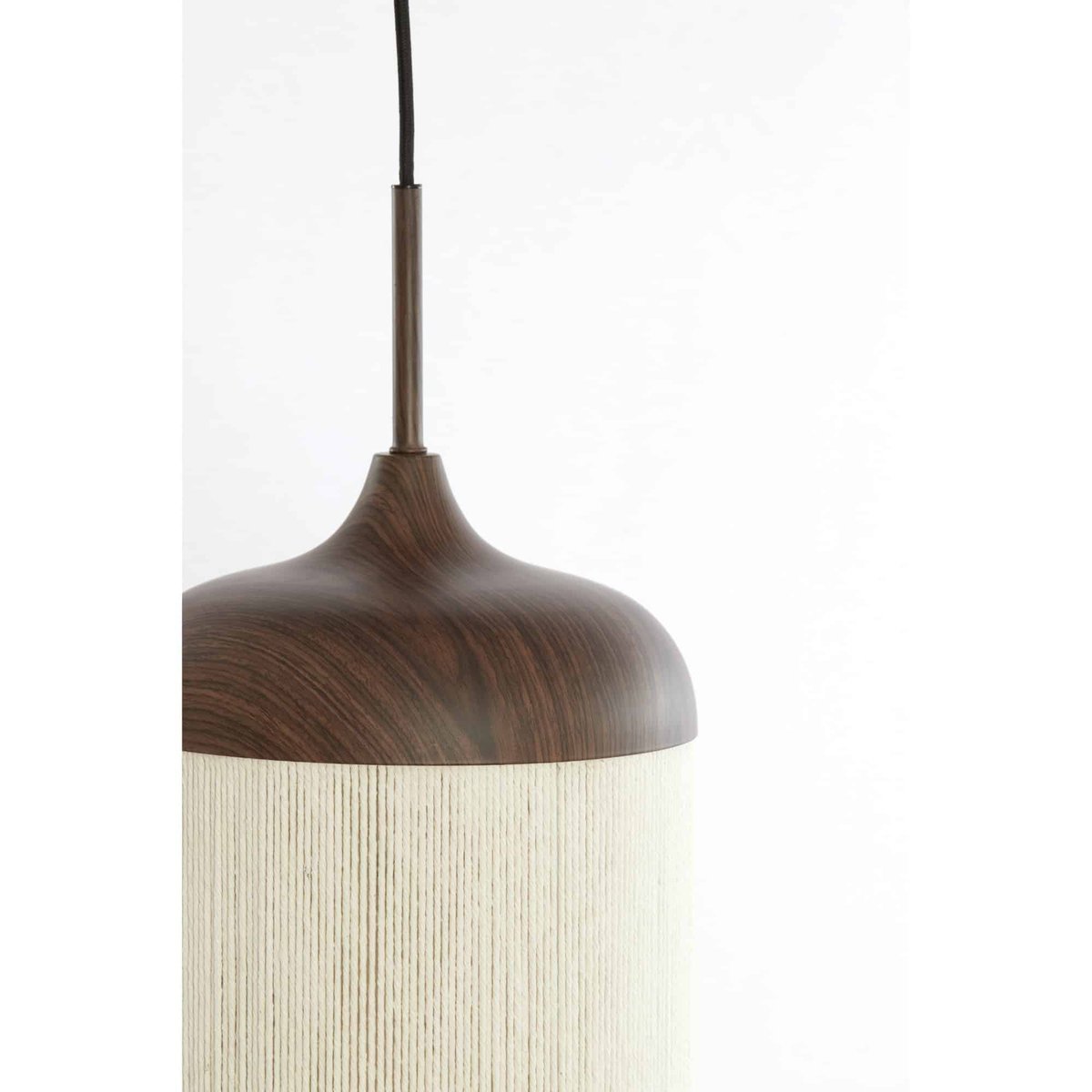 Lampe Suspendue Métal DANIALO marron foncé, LIGHT & LIVING